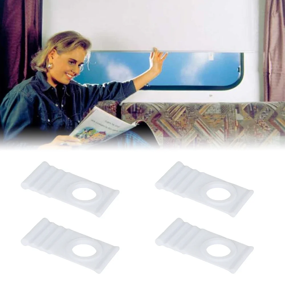 4PCS Window Roller Pull Tab Springrollo Roller Blind Motorhome Caravan Window Windproof Handles Accessories for Dometic Seitz