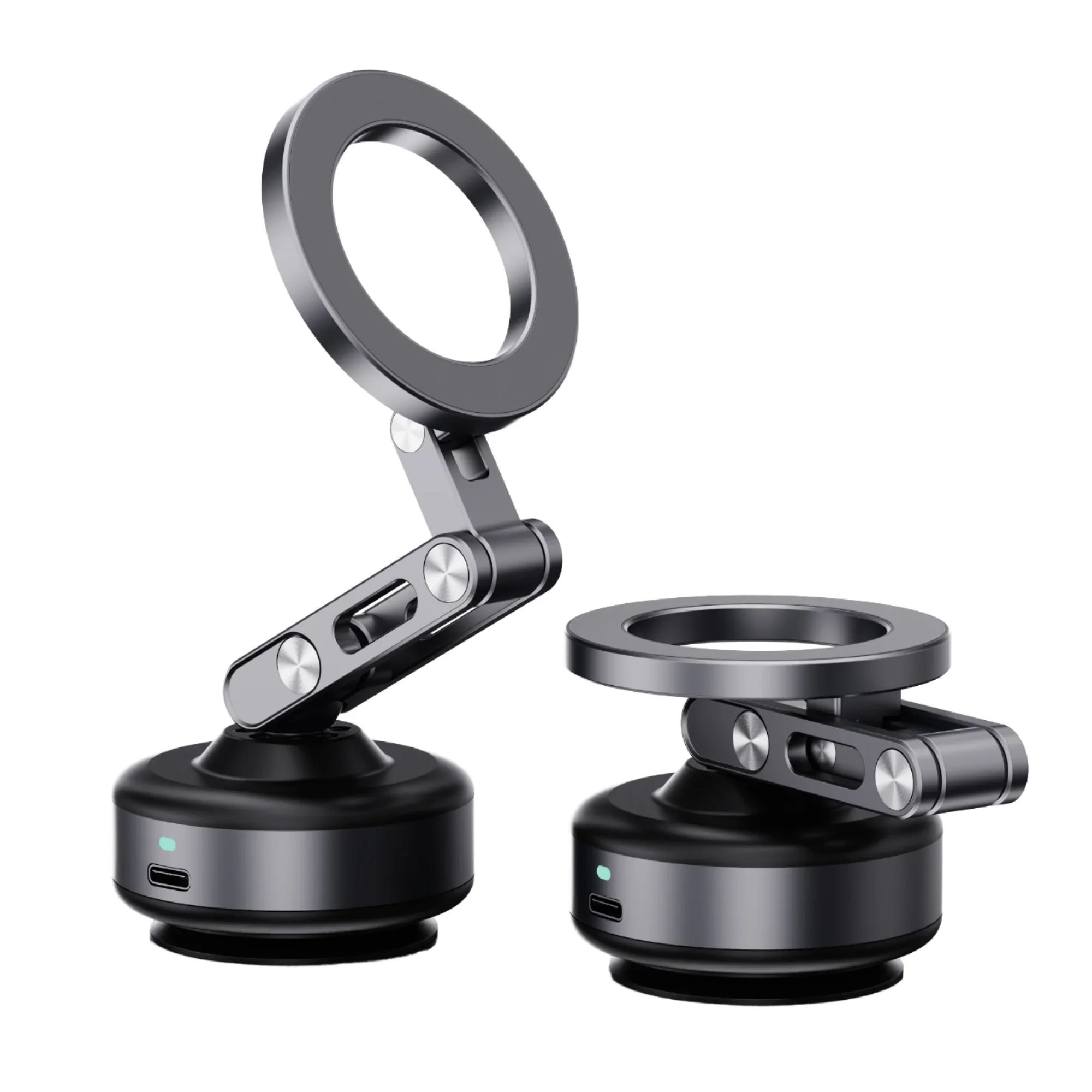 X93 2025 Foldable Magnetic Car Mount for iPhone 16/15 Pro Max, 360 Rotation