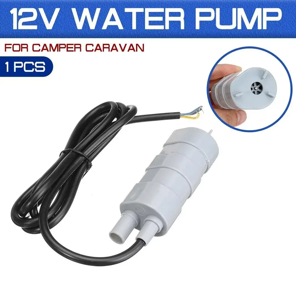 DC 12V Submersible Water Pump, High Flow, Three-Wire for Motorhomes, Campers, Ponds, Aquariums, and Cars - Q0F7