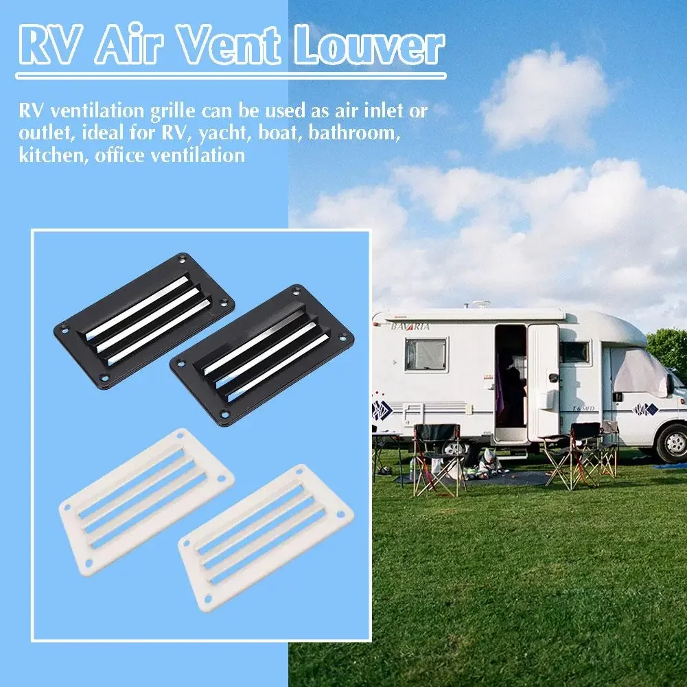 RV Air Vent Louver for Bathroom/Office Ventilation, T8H1, Boat/Yacht Accessory Exhaust Grille