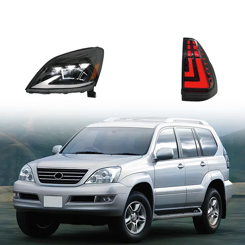 Full LED Head Lamp for Lexus GX470 (2003-2009) with Dynamic Signal