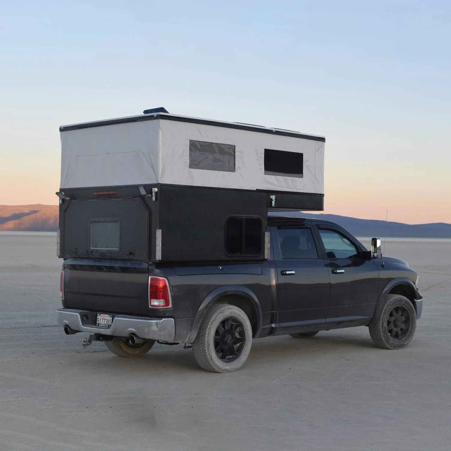 Kinlife Overland Expedition 4x4 Lightweight Pop-Up Camper Slide-in Cab Truck Camper