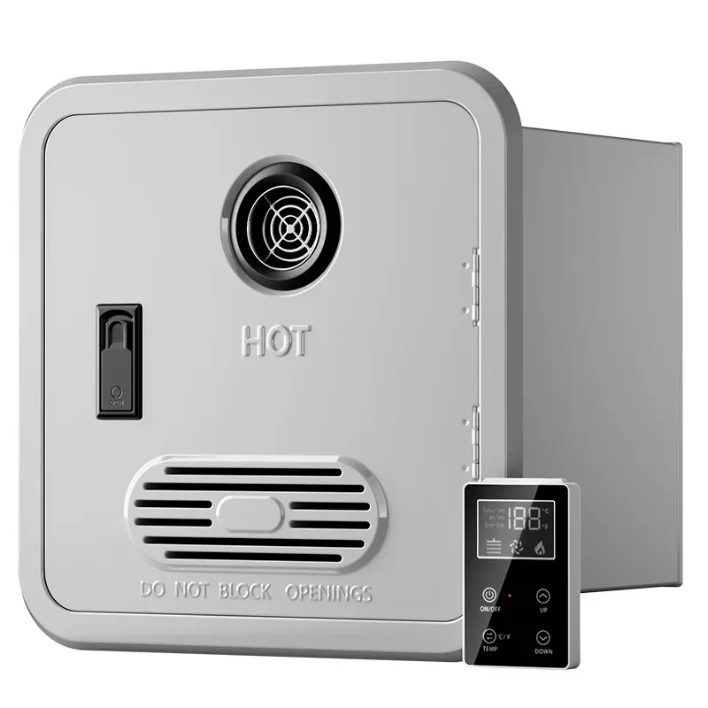 Camping Shower 8L Stainless Steel 12V Portable Instant Tankless RV Gas Water Heater Mini Geyser