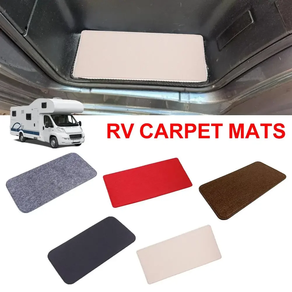 2PC Motorhome Carpet Non-Slip Replacement RV Cab Door Step Mats C4J2