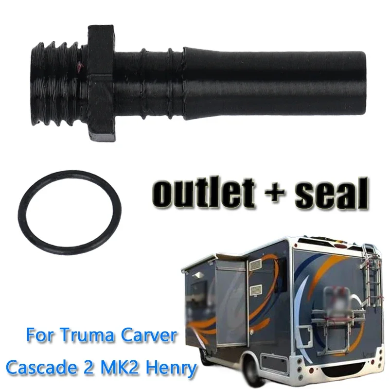 1 Set Water Heater Hot Water Outlet & Seal Kits for Truma Carver Cascade 2 MK2 Henry Caravan Motorhome Accessories