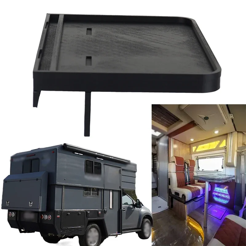 RV Rear Tail Window Racks for Fiat Ducato Flat Cup Racks - Rear Window Shelf - Tailgate Table - Caravan Accessories