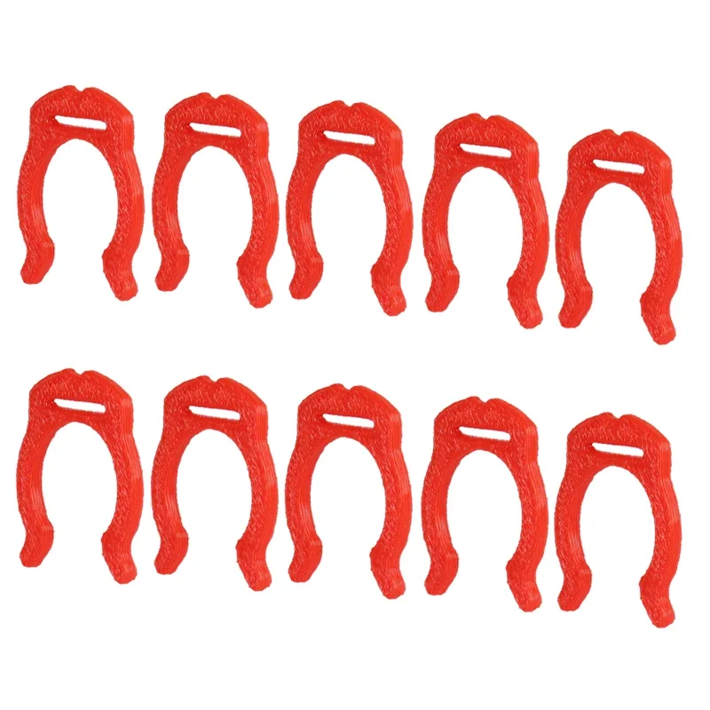 10Pcs 12mm Red Quick Fittings for John Guest JG Push to Connect Water Connectors, Reverse Osmosis & Aquarium Systems