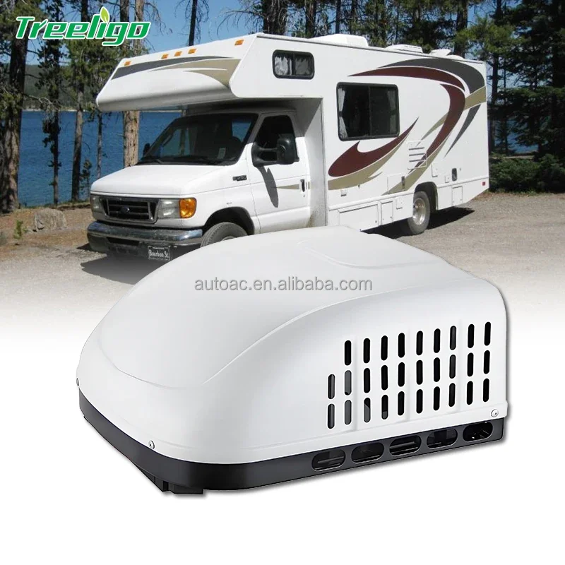 Hot Parking Cooler 220V 15000Btu Heating and Cooling RV Motorhome Air Conditioner for Caravans