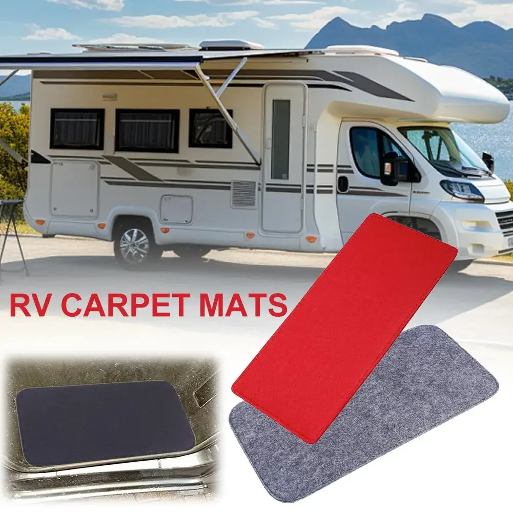 2PC Motorhome Carpet Non-Slip Replacement RV Cab Door Step Mats S1D4