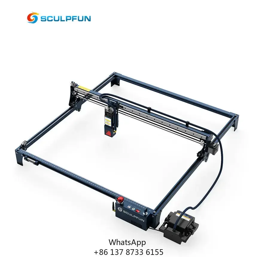 SCULPFUN S30 Ultra 33W Diode Laser Engraving Machine for Wood and Acrylic, Keychains, Dog Tags and Mini Printing Cutting