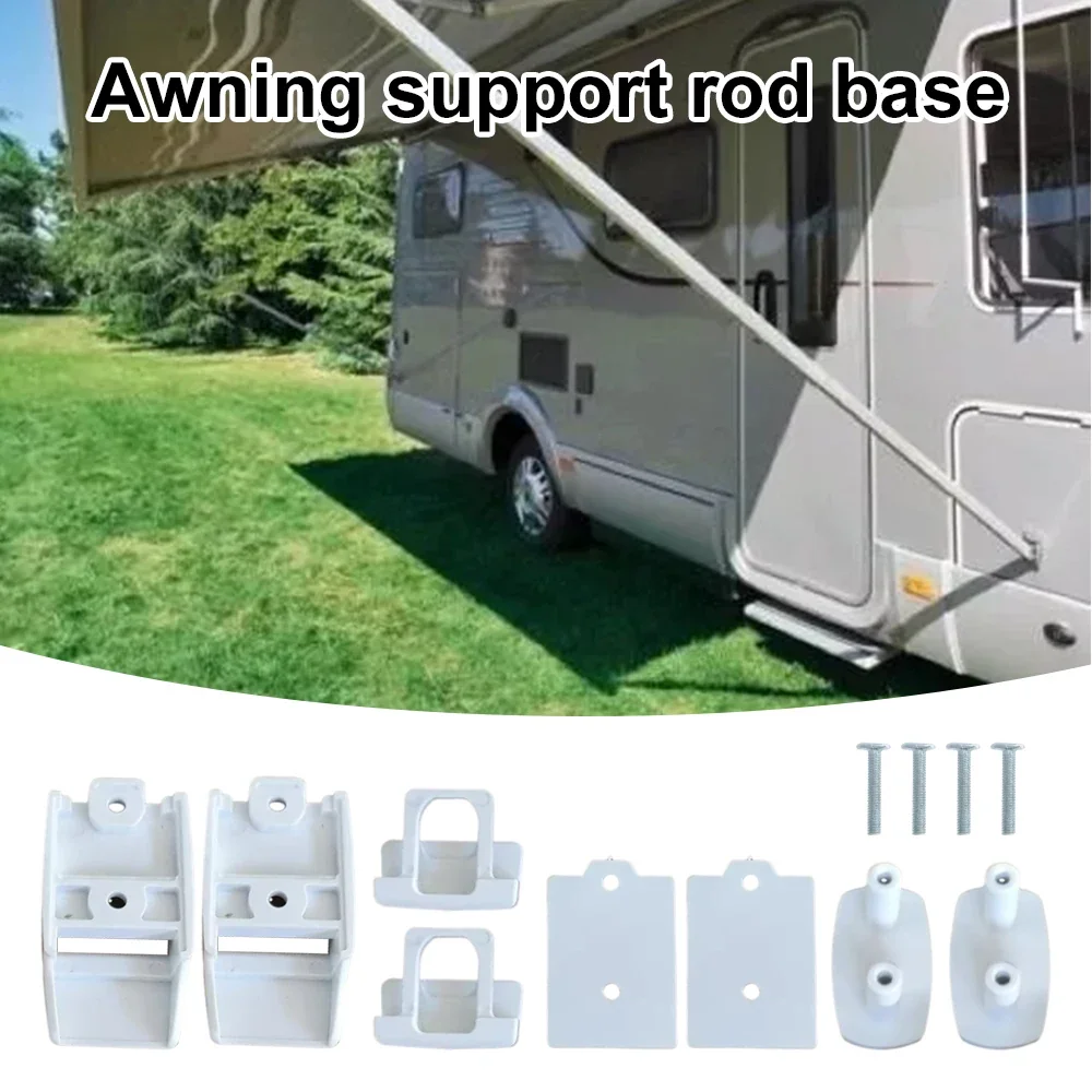 2 Set Plastic Awning Leg Bracket Kits for Fiamma F45s, F80s, F65 Awnings (98655-176) - Outdoor Motorhome Caravan Awnings Accessories
