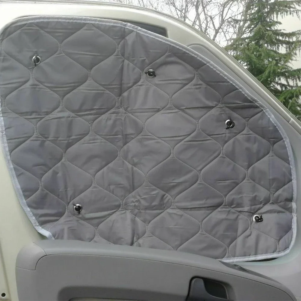 All-Seasons Fit for Fiat Ducato/Peugeot Boxer/Citroen Front Windshield Sun Shade, Heat Insulation Sunscreen