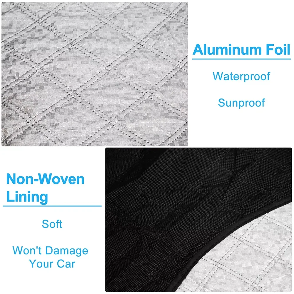 Motorhome Thermal Windscreen Screen Cover for Fiat Ducato Peugeot Boxer Citroen Relay Blackout Blinds RV Parts