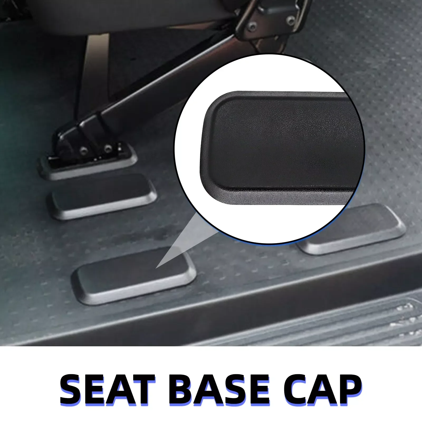 4Pcs Car Seat Base Cap Cover for VW T5, T6, T-Kombi Transporter (2003-Onward) Interior Seat Base Caps Car Accessories