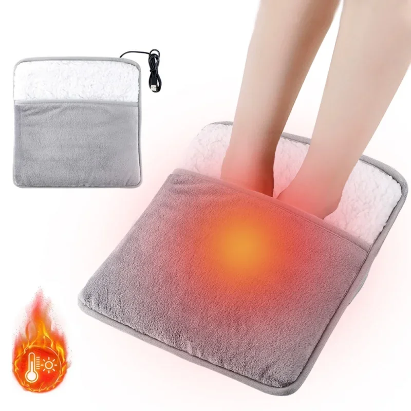 Electric Heated Foot Warmer Foot Heater USB Rechargeable 12V/24V RV Accessory