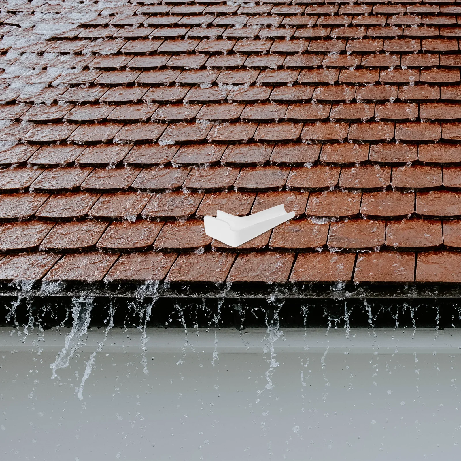 4Pcs RV Roof Rain Gutter Spouts Water Drainage Diverters - Rainwater Gutters RV Accessory - Durable Quality