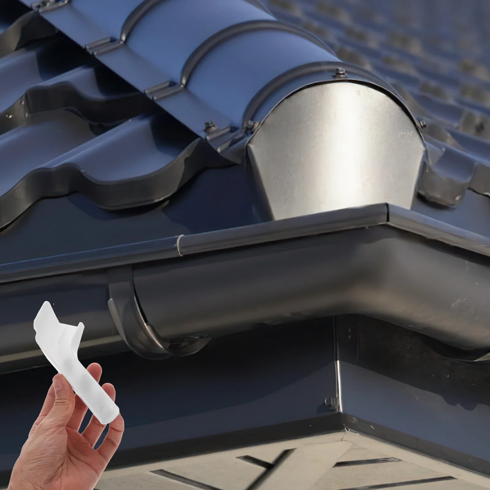 4 Pcs RV Roof Water Gutter Spout Diverter - Rainwater Gutters, RV Roof Accessory - Durable Design