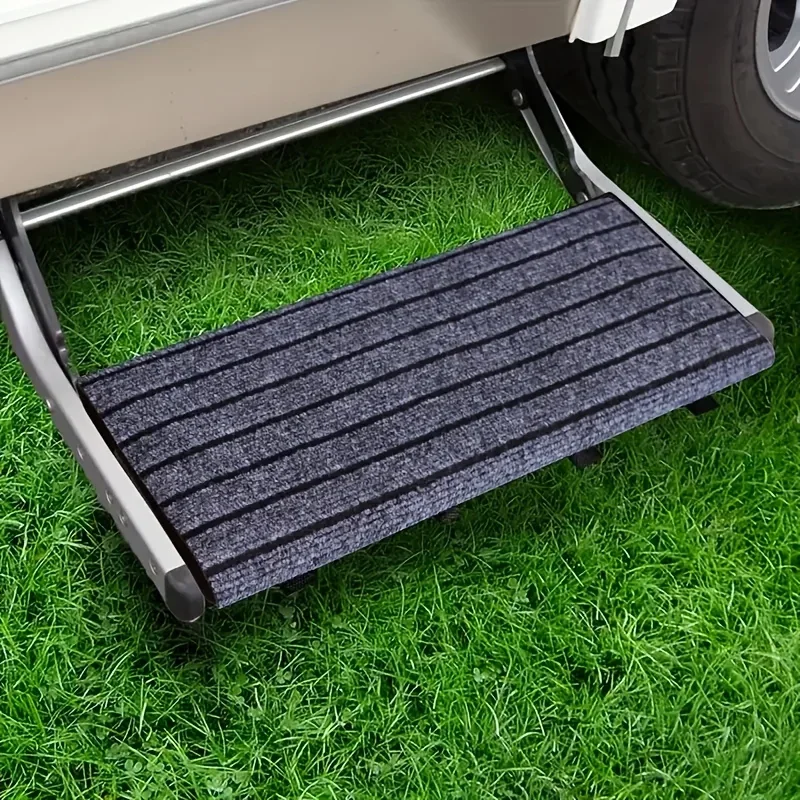 Motorhome Step Doormat RV Step Stair Carpet Heavy Duty Non-slip Replacement Motorhome Accessories