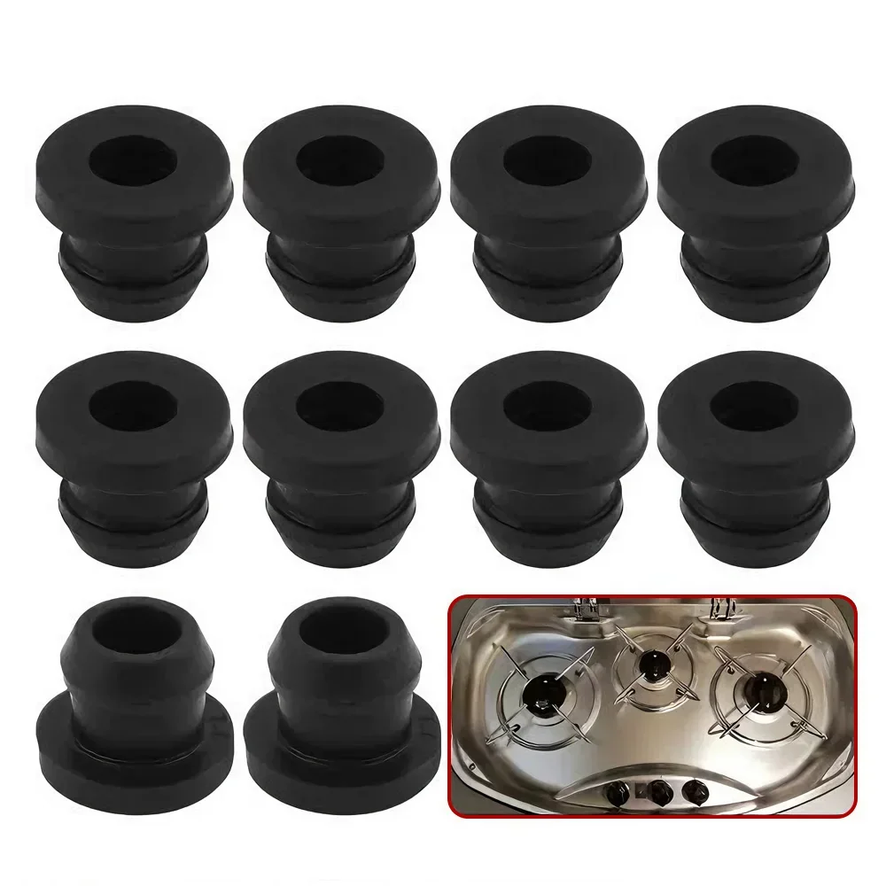 8-12pcs Protective Rubber Plugs Set for RV Gas Stoves - Dometic Smev Thetford Accessories Let me know if you need help with any other product titles!