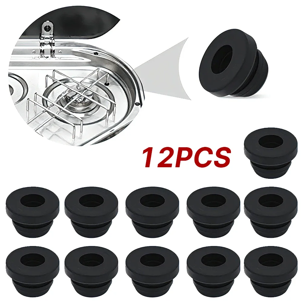 8-12pcs Protective Rubber Plugs Set for RV Kitchenware, Dometic Smev Thetford Gas Stoves Holders Rubber Cover Caps (RV Accessories)