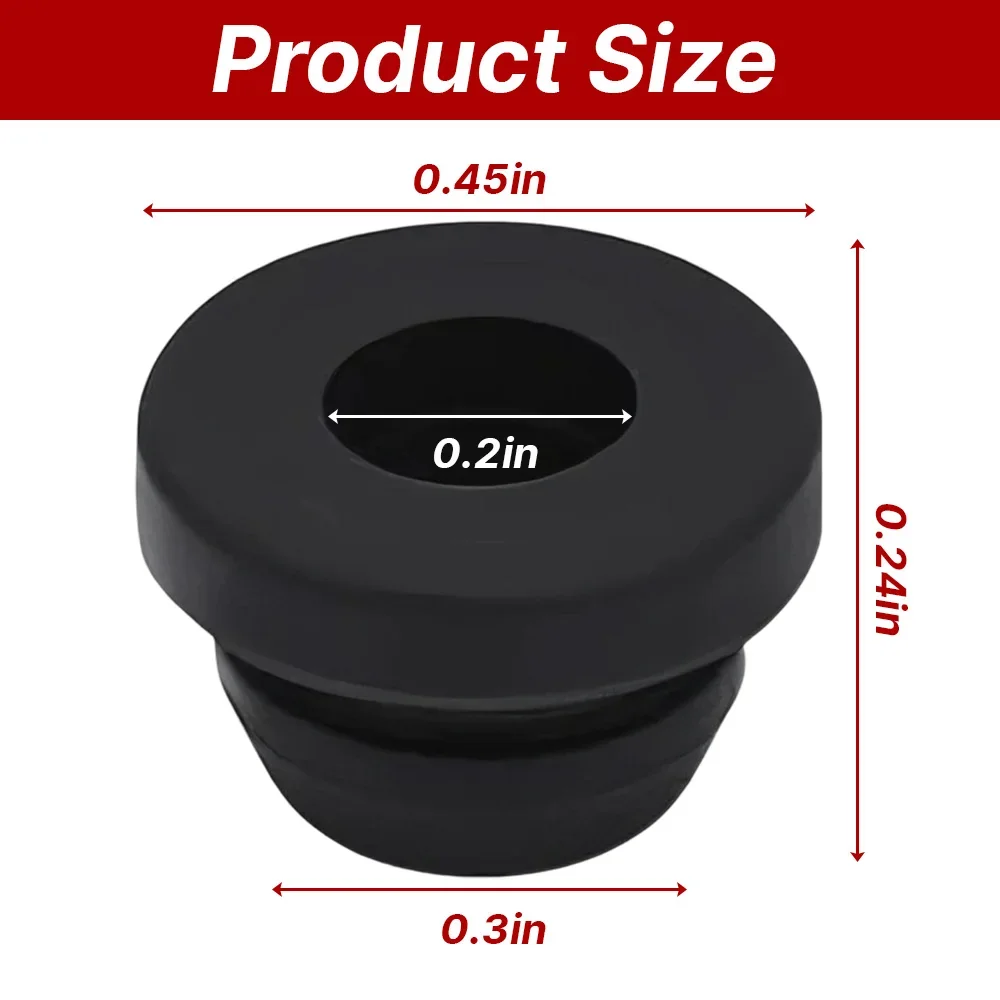 8-12pcs Protective Rubber Plugs Set for RV Kitchenware Gas Stoves, Holder Rubber Cover Caps Compatible with Dometic, Smev, Thetford RV Accessories