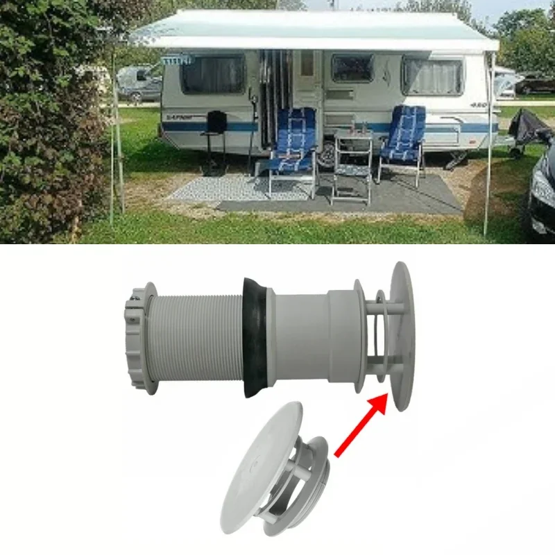 RV Roof Cowl Flue Outlet for Truma Space Heater, Caravan Motorhome Accessories 30010-20900
