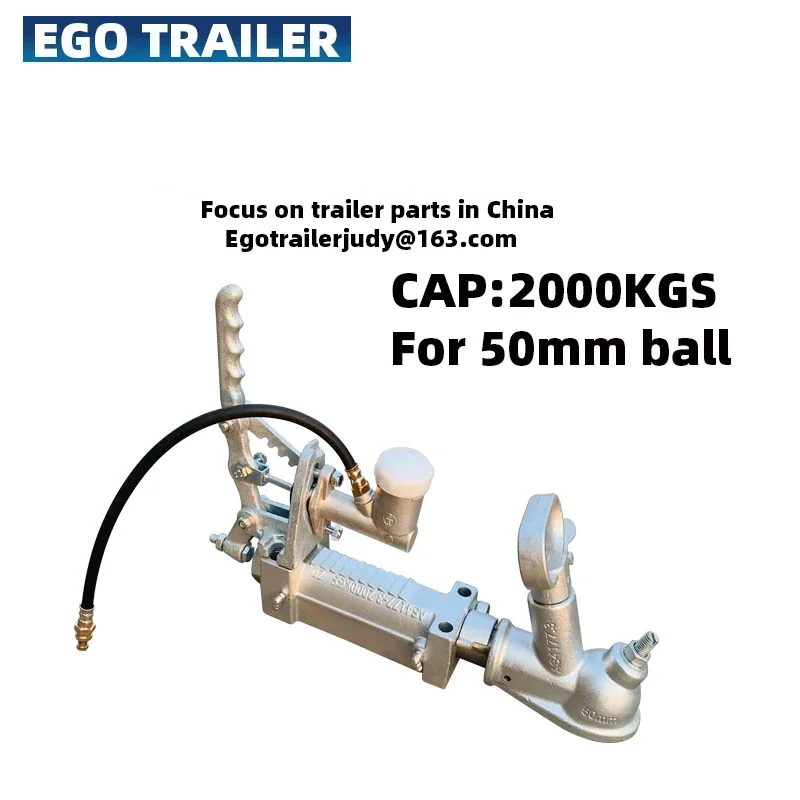 Ego Trailer 50mm Hitch Ball Hydraulic Coupling Coupler Hitch Master Cylinder Brake Bracket Caravan 2T