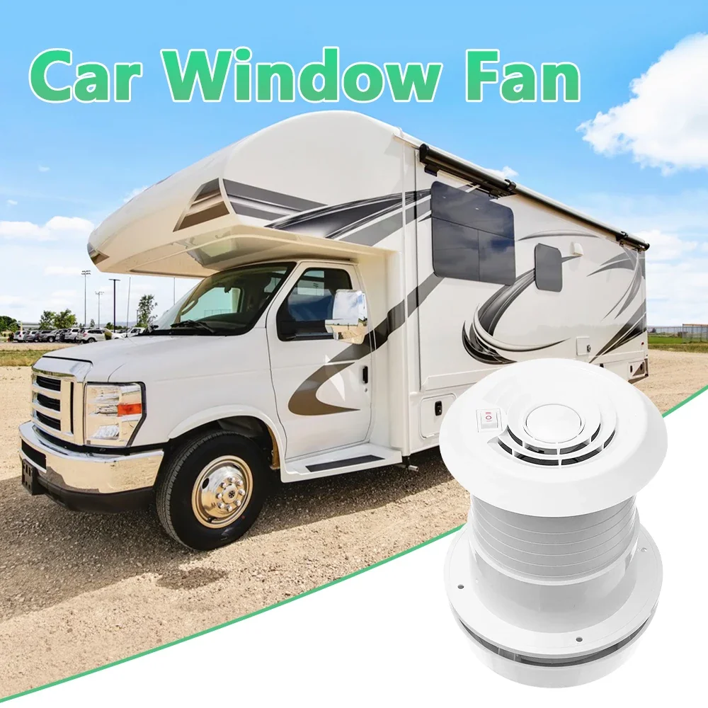 12V RV Mushroom Head Exhaust Fan Caravan Motorhome Roof Vent Ventilation Cooling